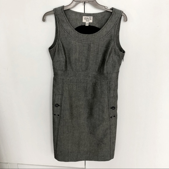 ❤️- ❤️ Wool tweed shift dress by Esprit with side zip, pockets and great det… - Picture 2 of 9